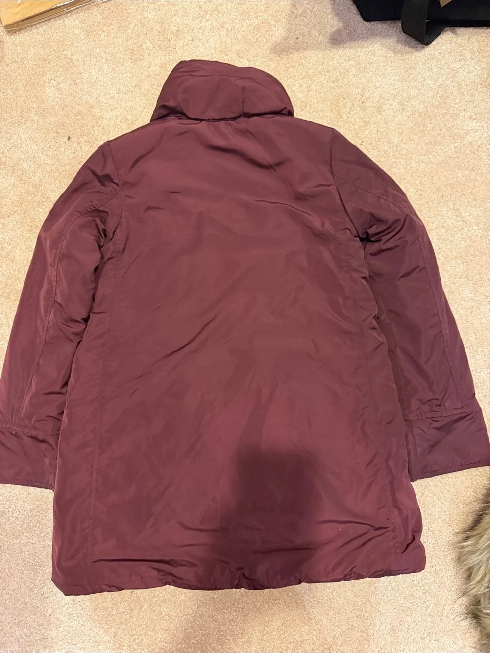 Mayoral Girls Burgundy Puffer Coat - Insulated Winter Jacket